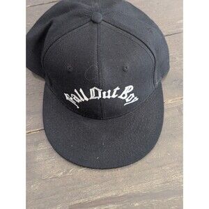 Fall Out Boy Logo Official licensed Baseball Black Cap Hat